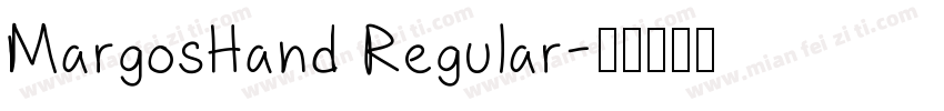 MargosHand Regular字体转换